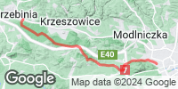 Track GPS Rajd rowerowy Kraków - Trzebinia